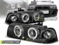Mobile Preview: LED Angel Eyes Scheinwerfer für BMW 3er E36 Coupe/Cabrio 90-99 schwarz